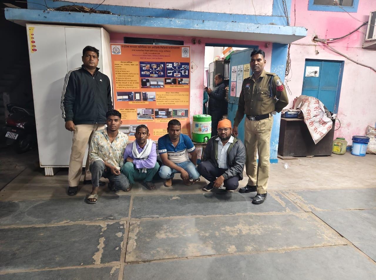 पुलिस की सख्त कार्रवाई, झगड़ा–विवाद में लिप्त 4 व्यक्तियों पर प्रतिबंधात्मक कार्रवाई कर भेजा गया जेल