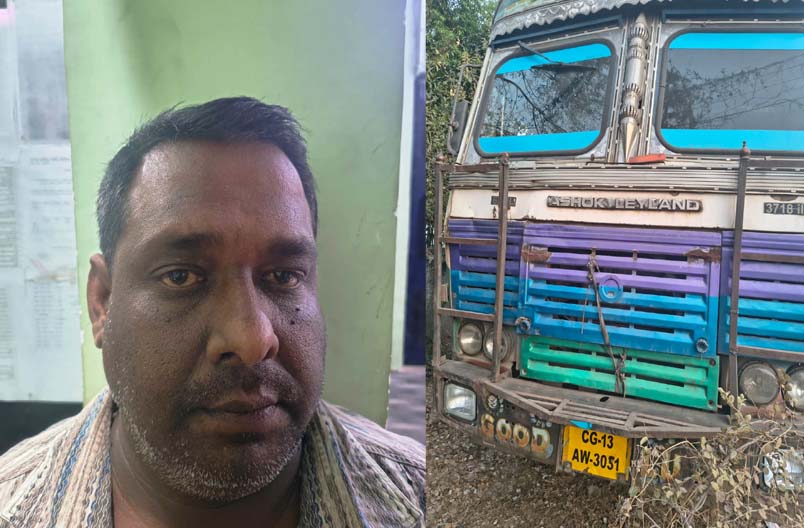 रायगढ़ पुलिस का बड़ा खुलासा, फर्जी नंबर प्लेट लगाकर धान परिवहन करने वाला ट्रक मालिक बेनकाब, सुमित्रा राइस मिल में खड़े ट्रक से हुआ खुलासा, चालक से पूछताछ में सामने आया पूरा मामला