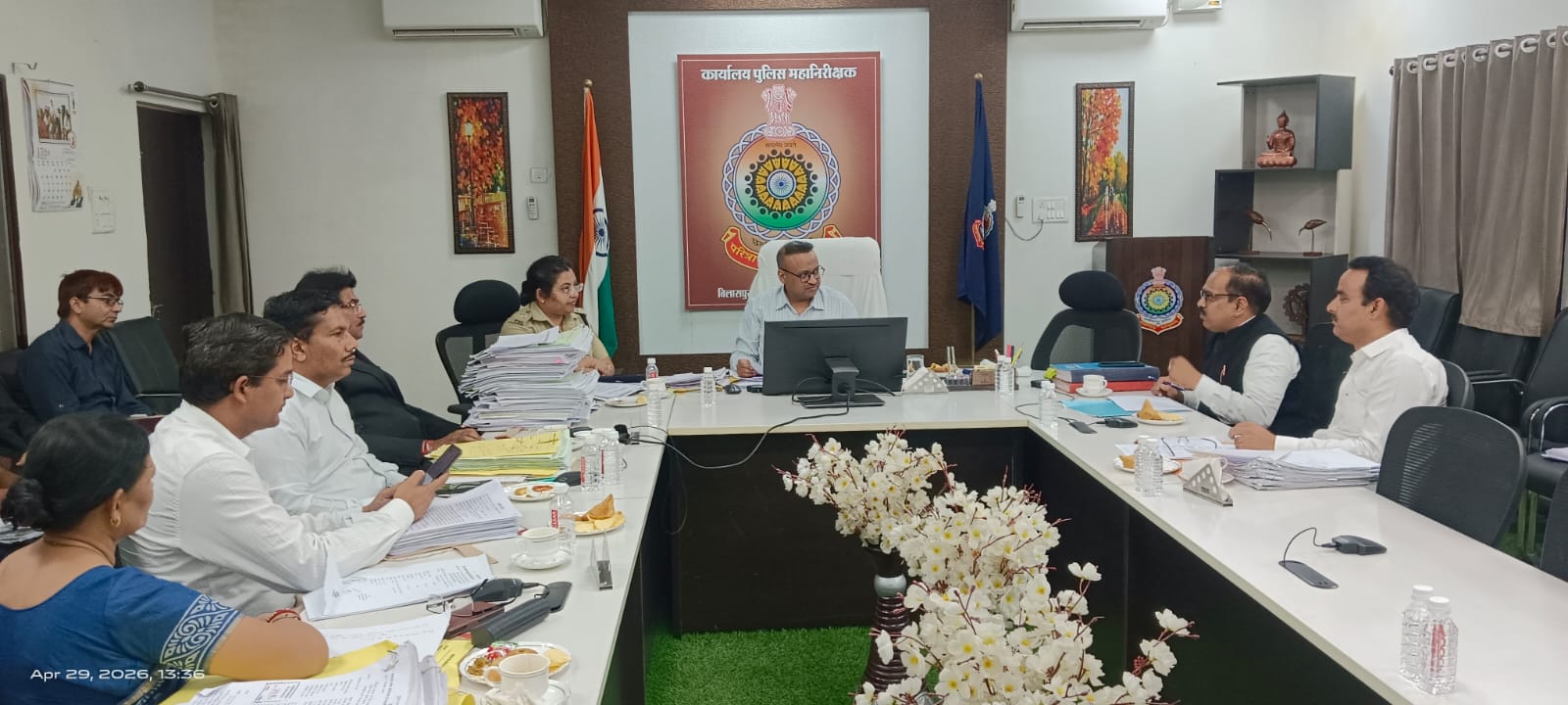 दोषमुक्ति के प्रकरणों पर समीक्षा मीटिंग का आयोजन, राम गोपाल गर्ग पुलिस महानिरीक्षक बिलासपुर रेंज ने आयोजित की रेंज के अभियोजन अधिकारियों की समीक्षा मीटिंग