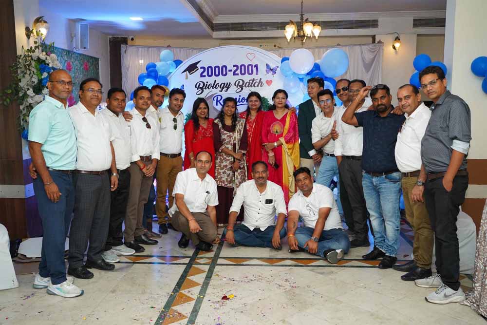 25 वर्षों बाद बायो बैच 2001 का सिल्वर जुबली रीयूनियन संपन्न