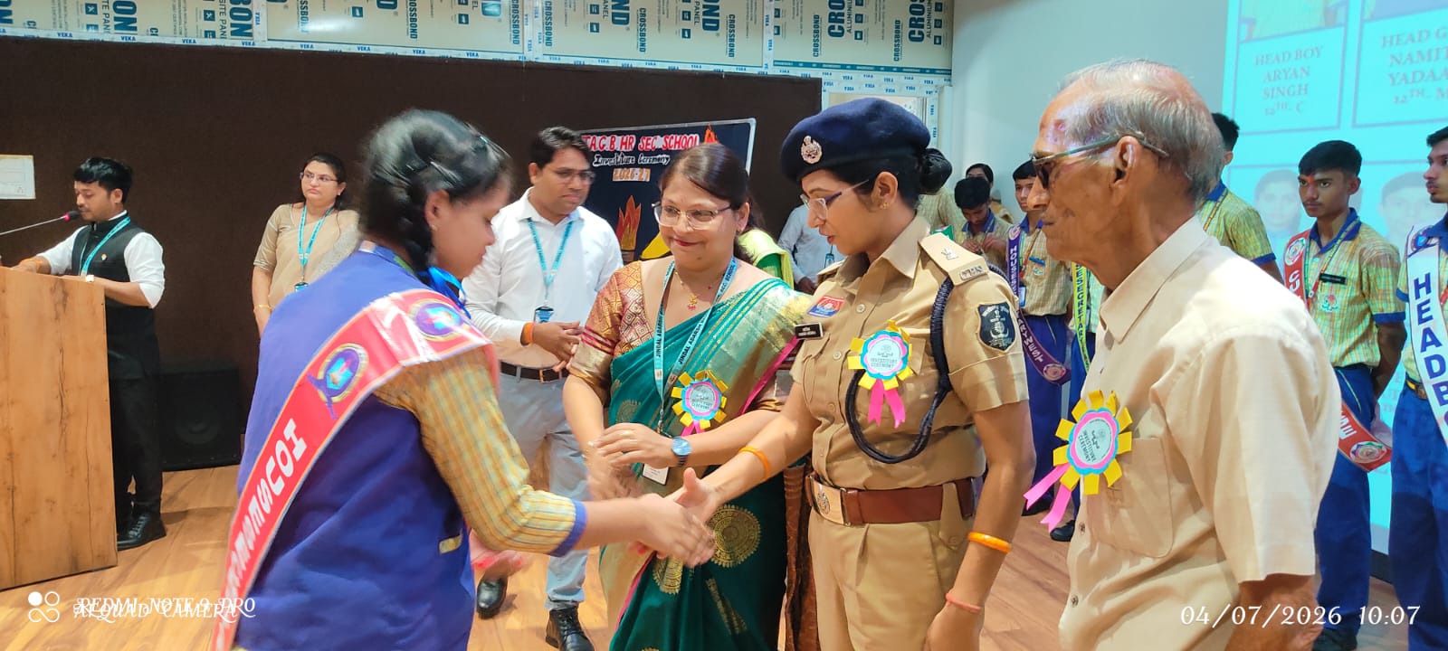 छात्र परिषद व सदन के निर्वाचित सदस्यों का शपथ ग्रहण, जिन्दल आदर्श भारती विद्यालय में समारोह सम्पन्न
